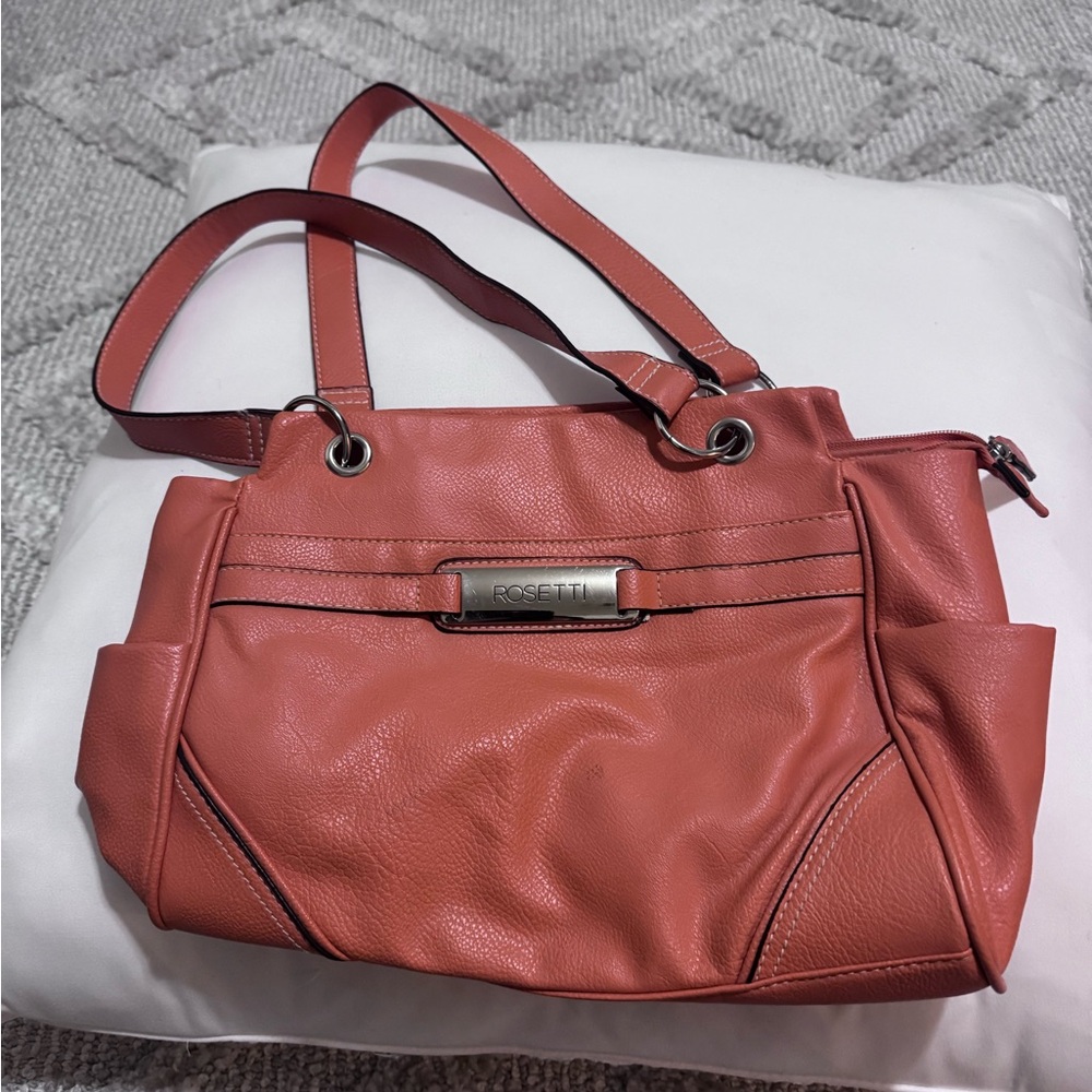 Rosetti Orange Shoulder Bag with Matte Finish